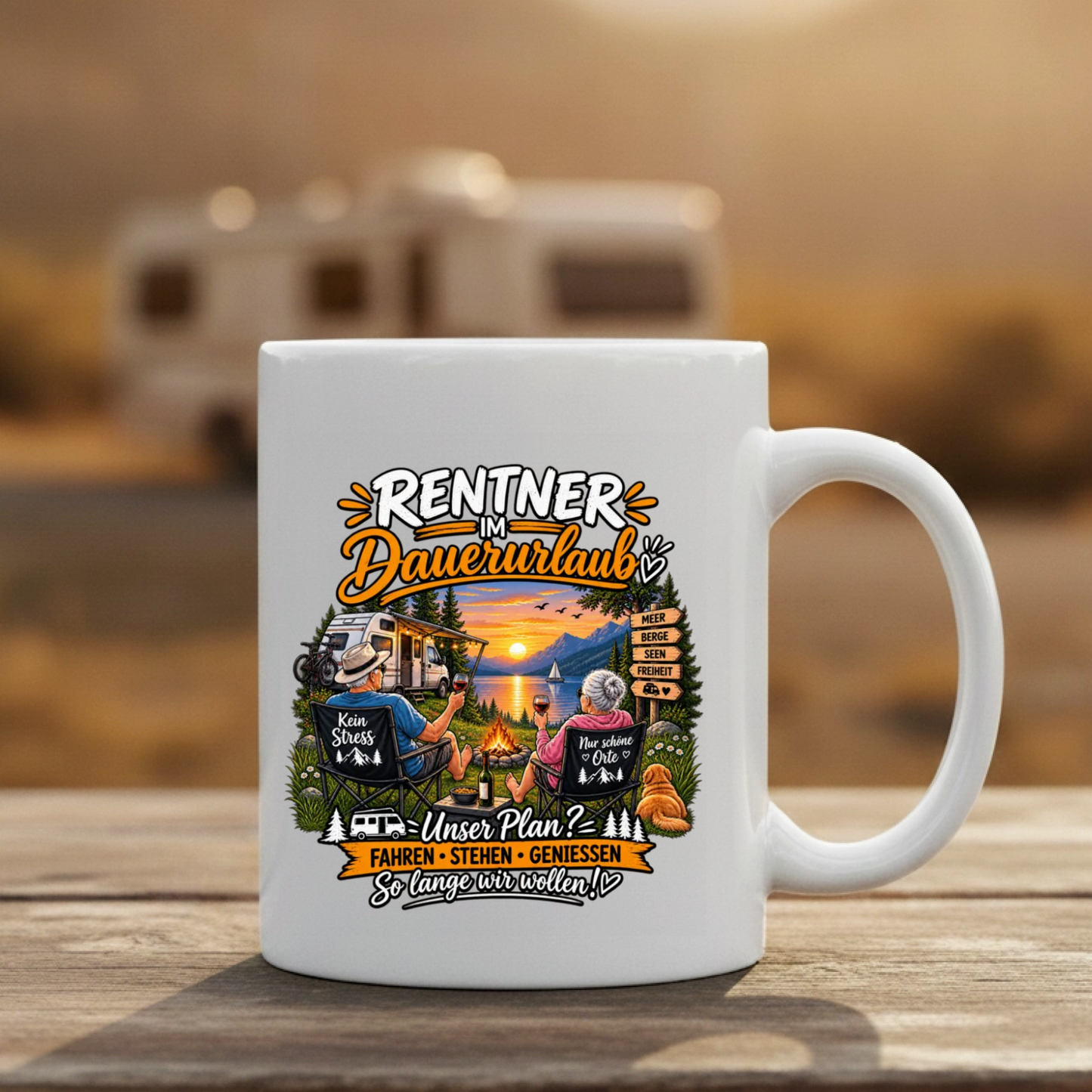 Dauerurlaub Tasse