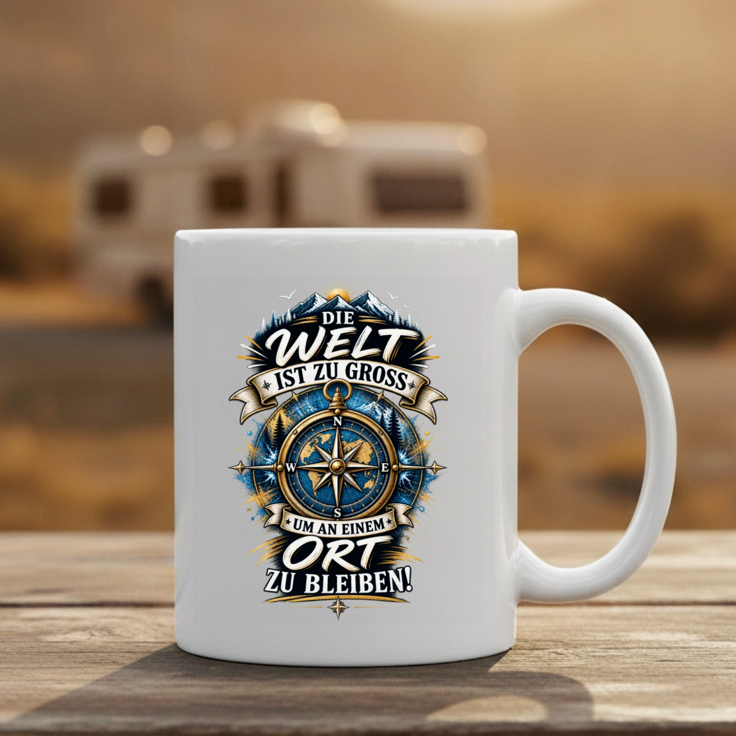 Die Welt ist zu groß Tasse