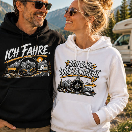 Ich sage wo's langgeht Pärchen Hoodies