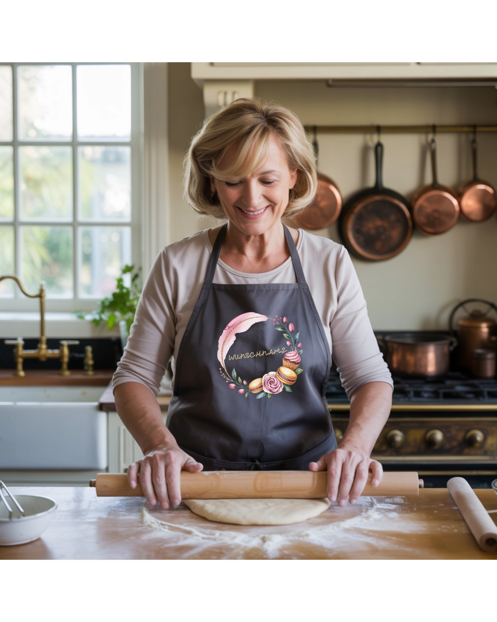 GREMBIULE ROMANTICO - personalizzabile