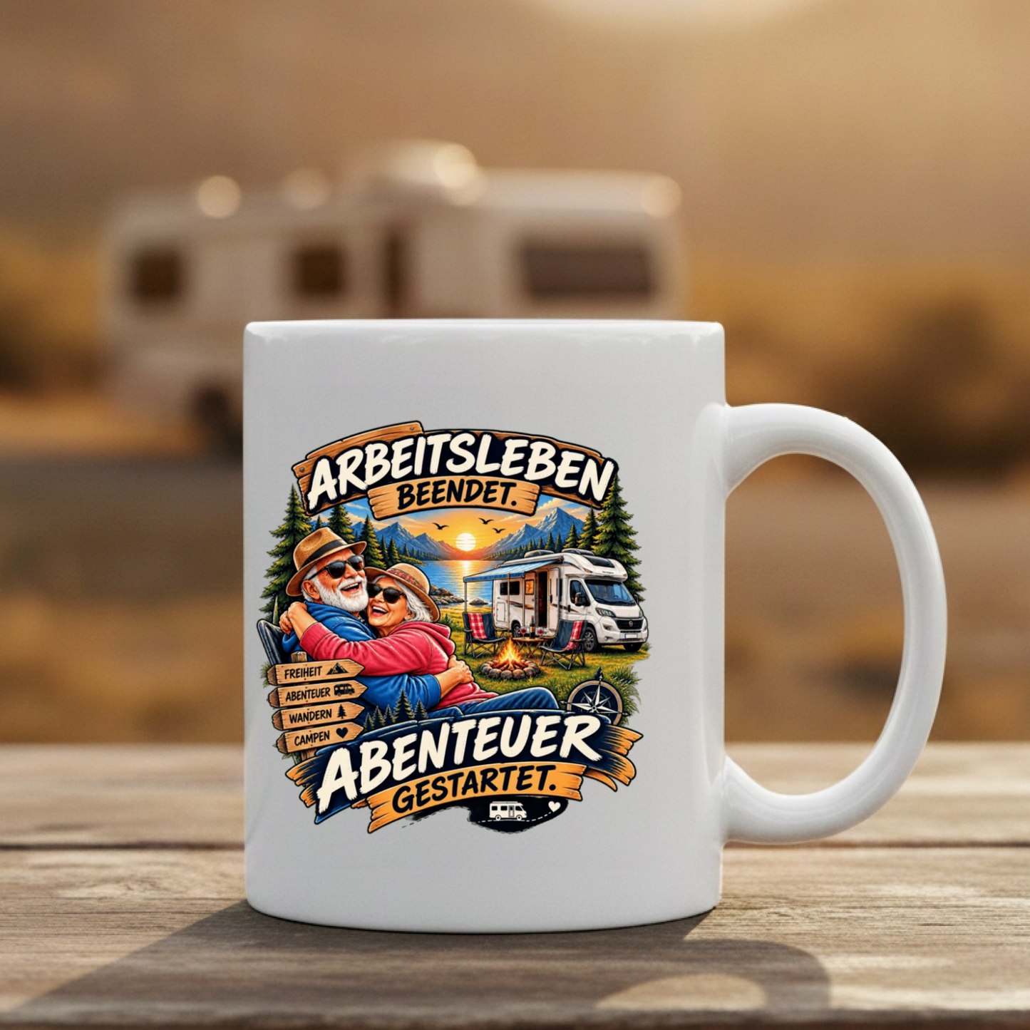Arbeitsleben Beendet Tasse