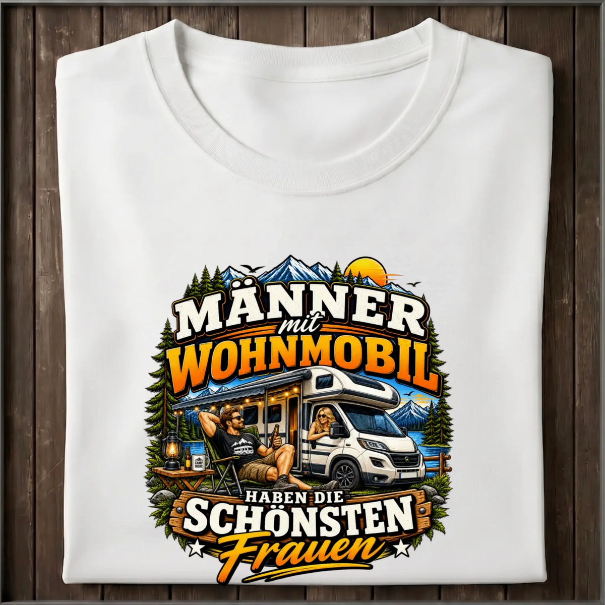 Männer mit Wohnmobil Shirt Unisex