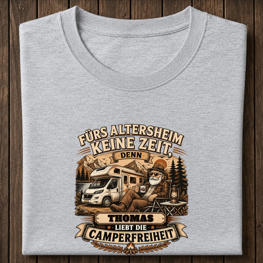 Fürs Altersheim keine Zeit Shirt Unisex - personalisierbar