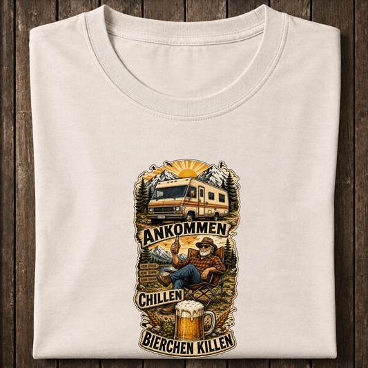 Ankommen Chillen Shirt Unisex