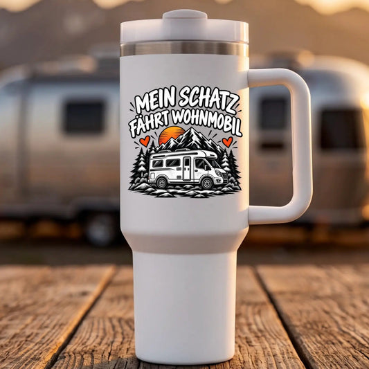 Mein Schatz fährt Thermobecher