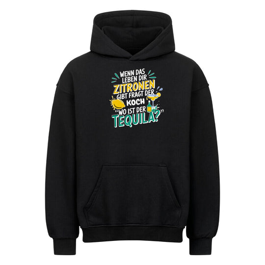 WENN DIR DAS LEBEN Oversized Hoodie