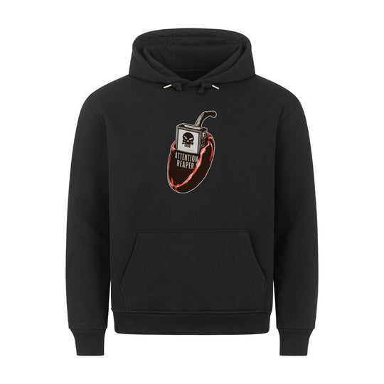 ATTENTION REAPER Hoodie mit Kapuze und Kängurutasche – Unisex
