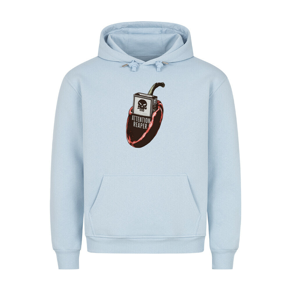 ATTENTION REAPER Hoodie mit Kapuze und Kängurutasche – Unisex