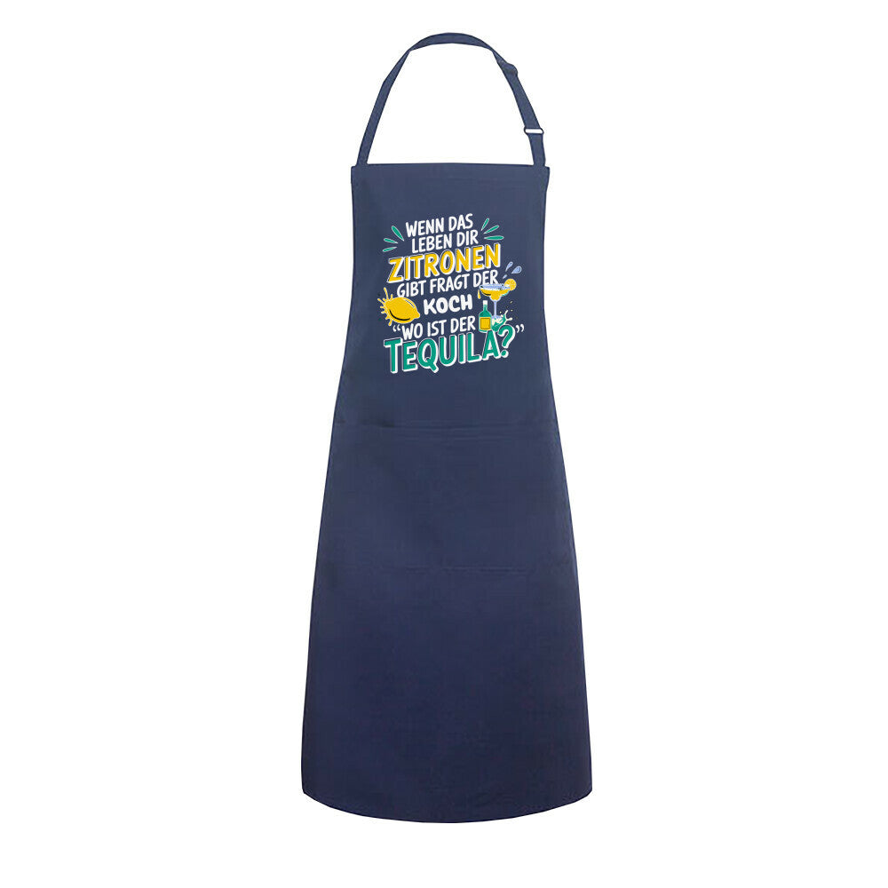WENN DAS LEBEN – Latzschürze mit Tasche