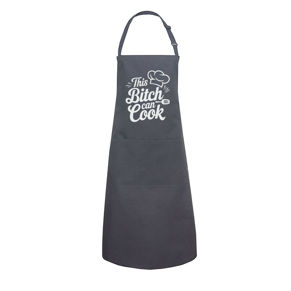 This Bitch Can Cooke – Latzschürze – Unisex Bib Apron
