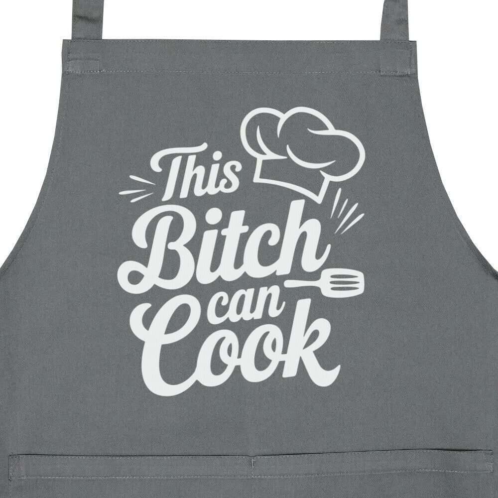This Bitch Can Cooke – Latzschürze – Unisex Bib Apron