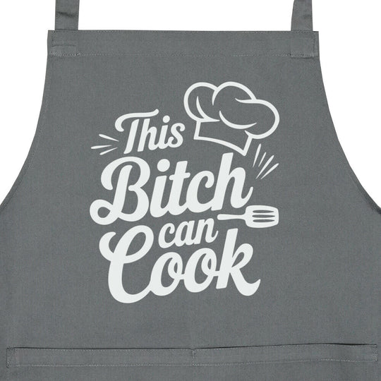 This Bitch Can Cooke – Latzschürze – Unisex Bib Apron