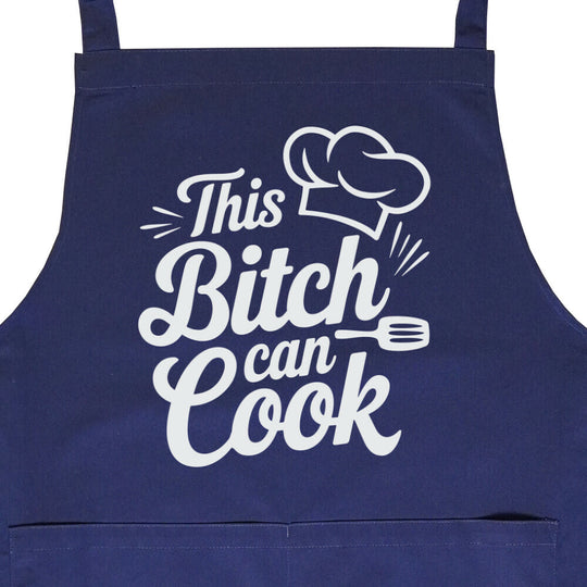 This Bitch Can Cooke – Latzschürze – Unisex Bib Apron