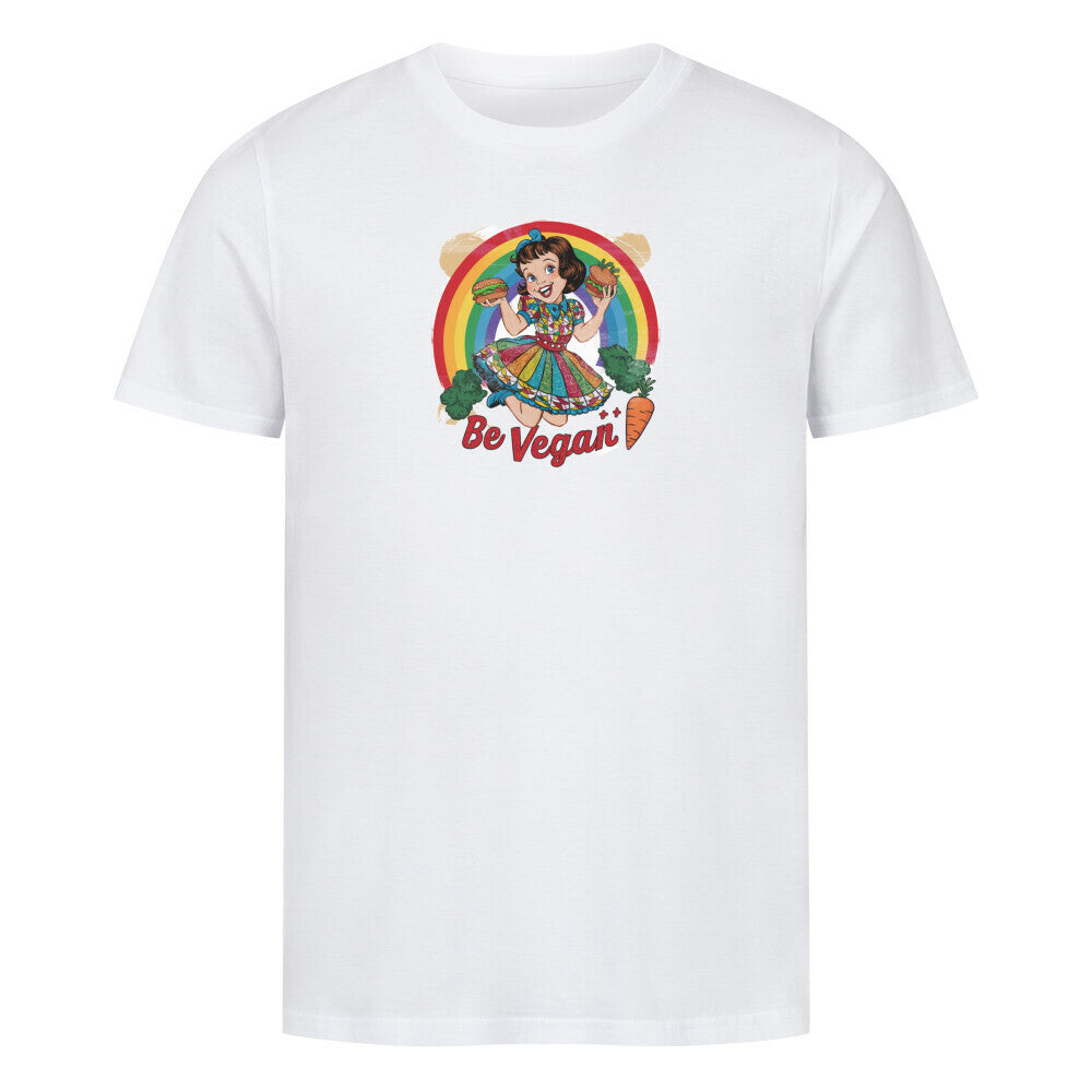 Be Vegan Retro Premium Organic Shirt