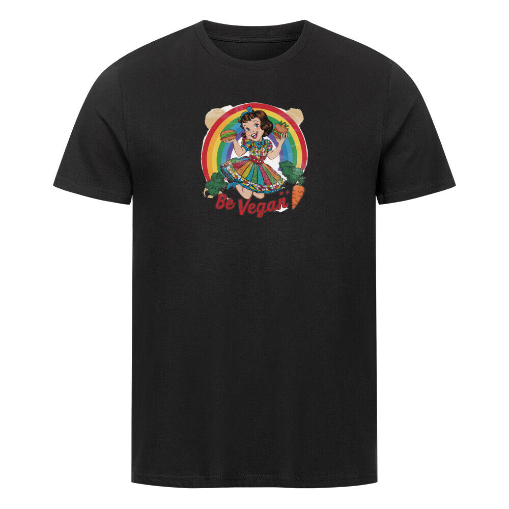 Be Vegan Retro Premium Organic Shirt
