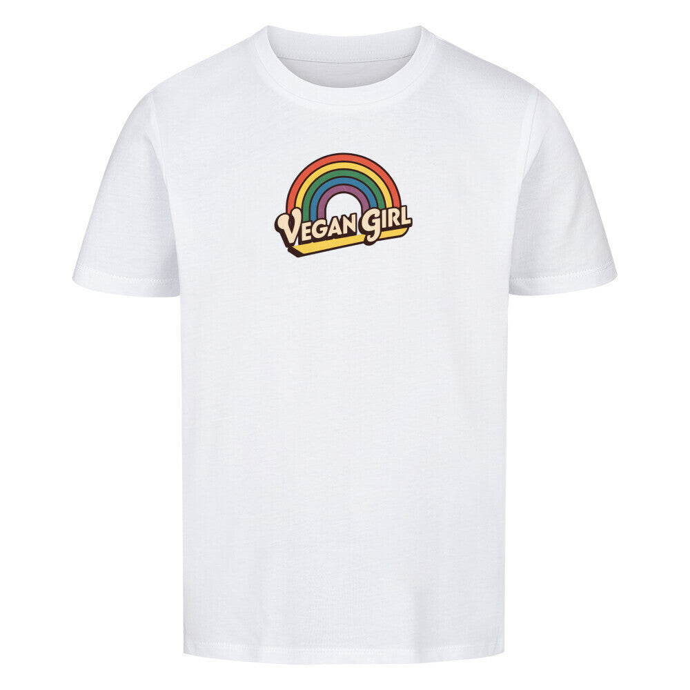 VEGAN GIRL RETRO Premium Organic Shirt Kids