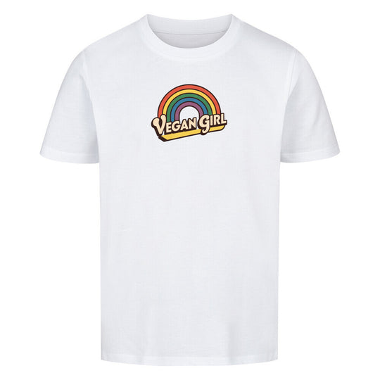 VEGAN GIRL RETRO Premium Organic Shirt Kids