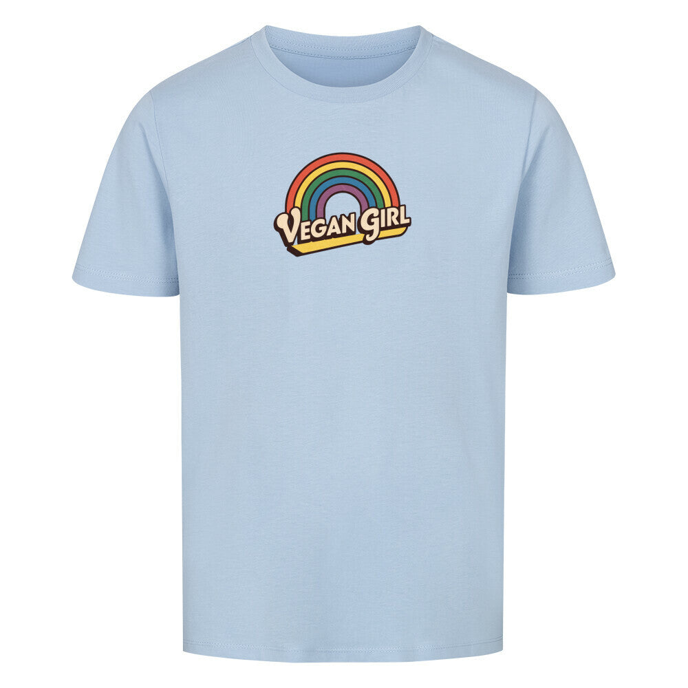 VEGAN GIRL RETRO Premium Organic Shirt Kids