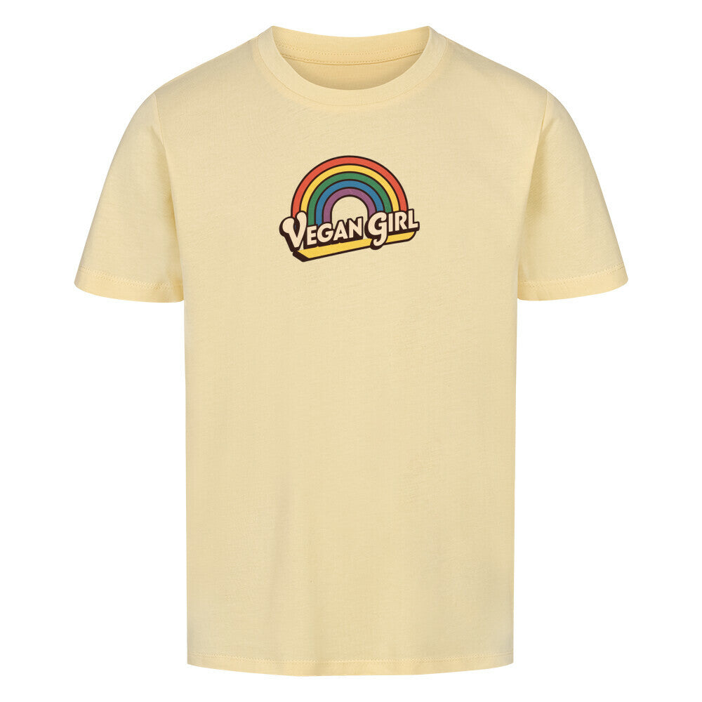VEGAN GIRL RETRO Premium Organic Shirt Kids
