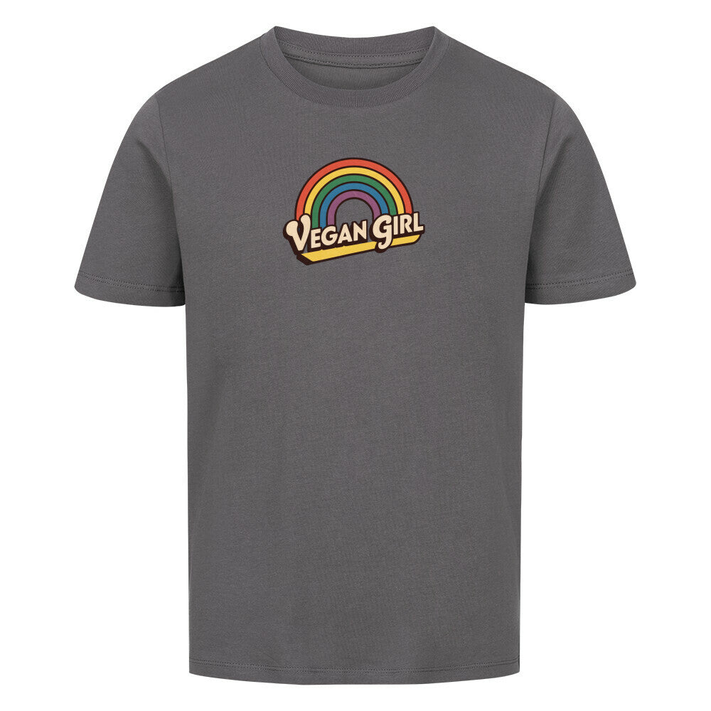 VEGAN GIRL RETRO Premium Organic Shirt Kids