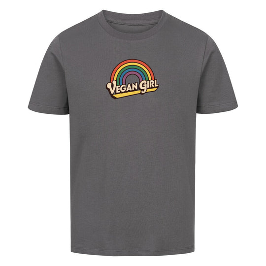 VEGAN GIRL RETRO Premium Organic Shirt Kids