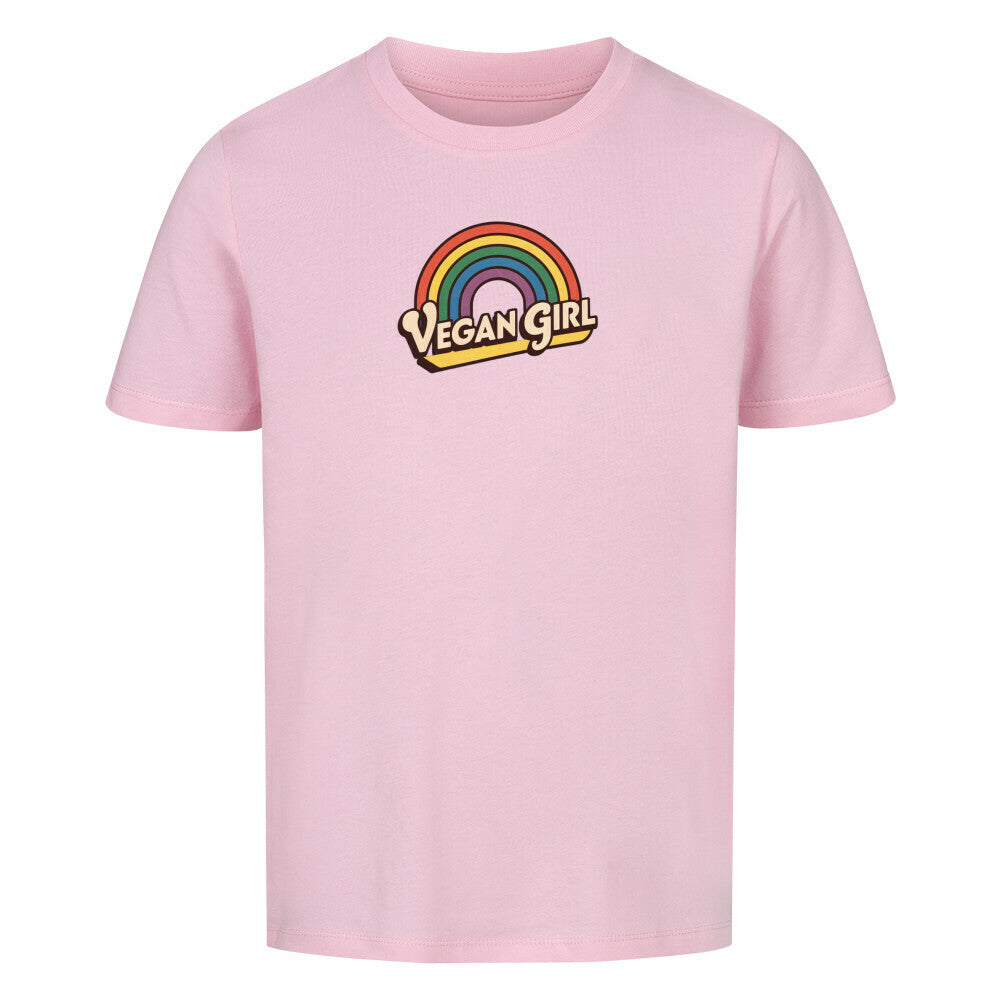 VEGAN GIRL RETRO Premium Organic Shirt Kids
