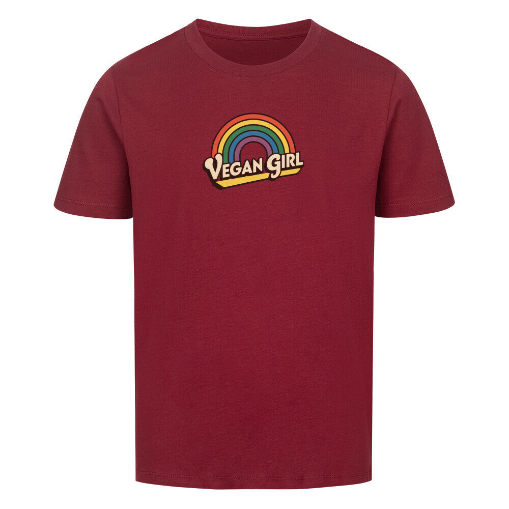 VEGAN GIRL RETRO Premium Organic Shirt Kids