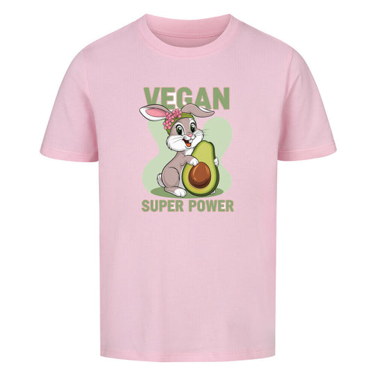 VEGAN SUPER POWER RABIT Premium Organic Shirt Kids