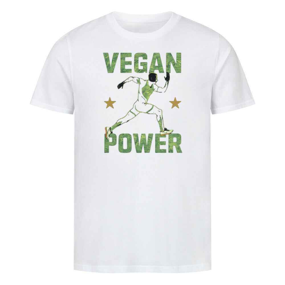 VEGAN POWER RUN Premium Organic Shirt