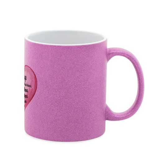 MUTTERTAG Glitzer-Tasse