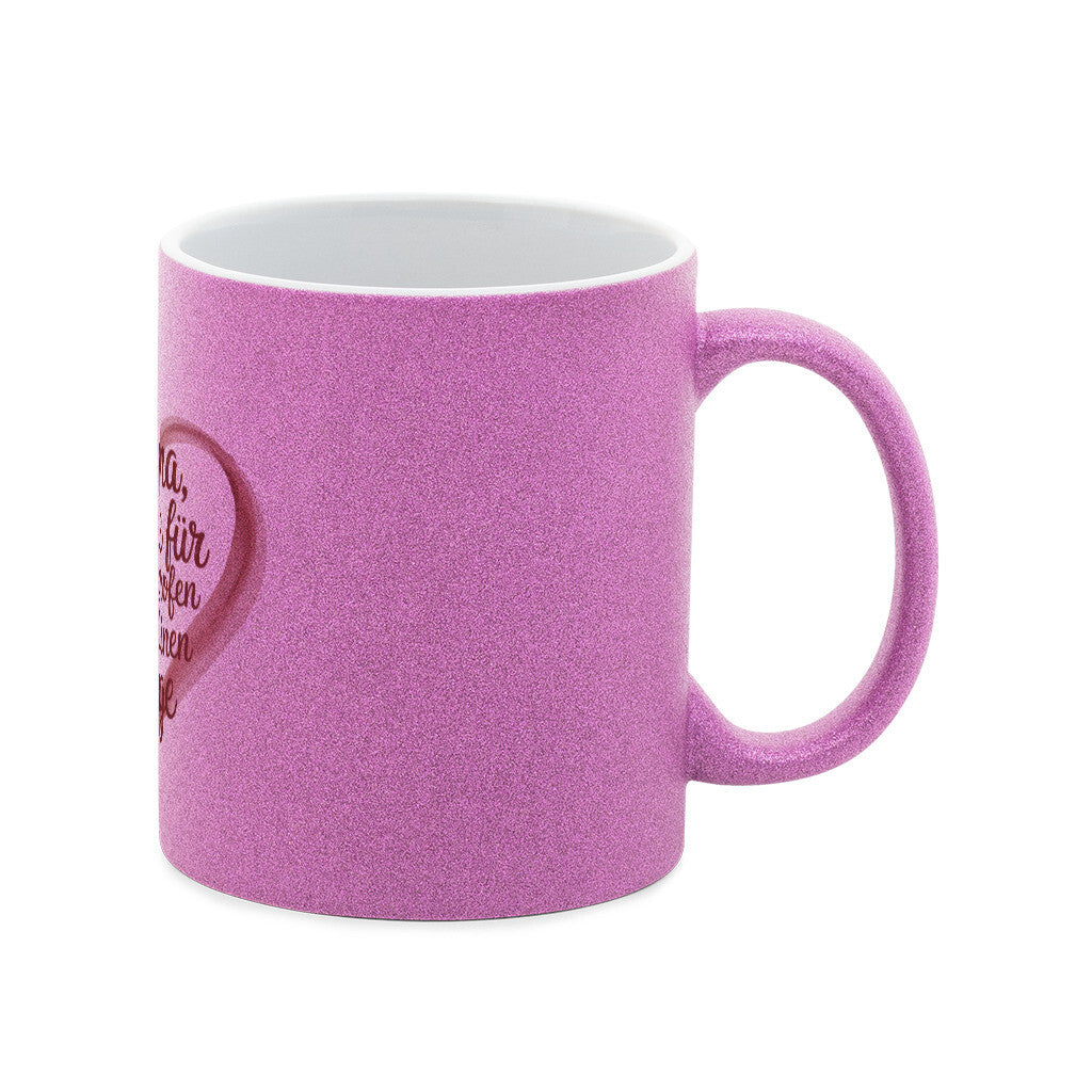 Muttertag Glitzer-Tasse
