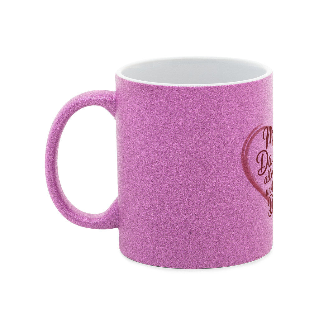 Muttertag Glitzer-Tasse