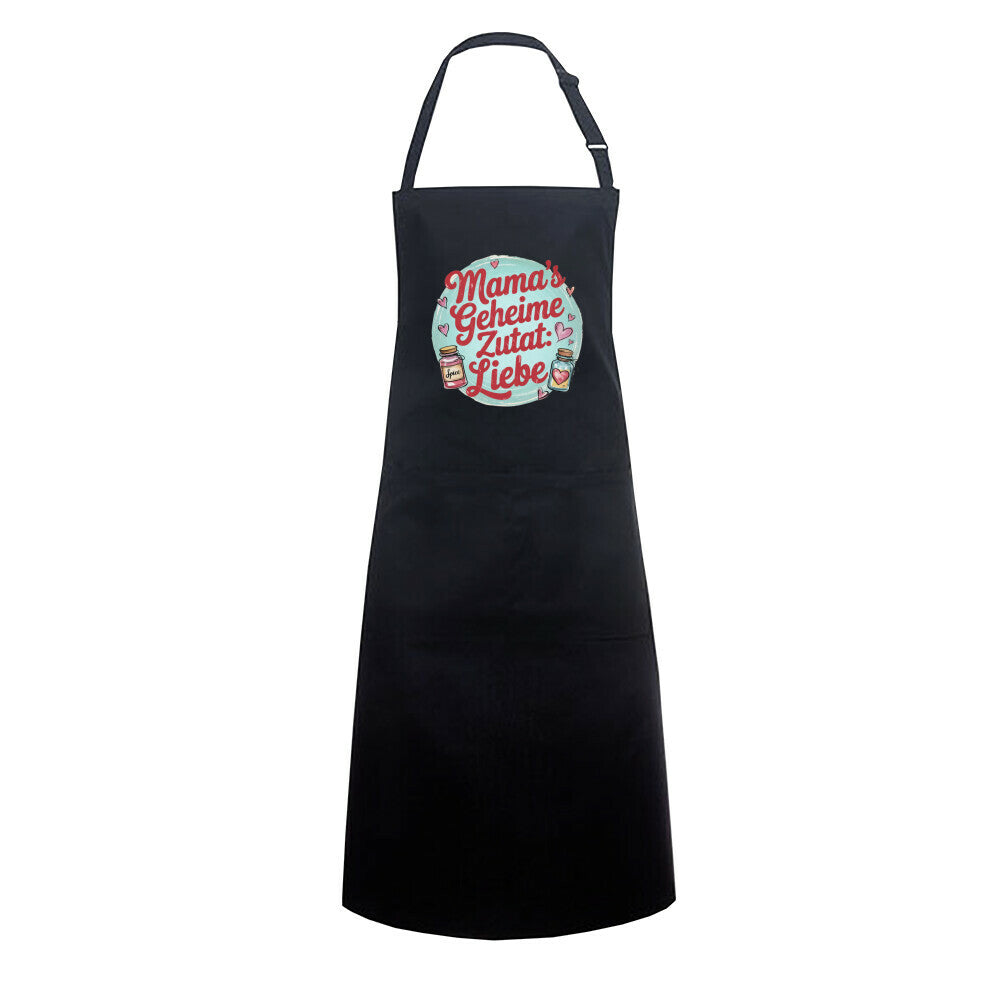 MUTTERTAG GEHEIME – Latzschürze mit Fronttasche – Unisex Bib Apron
