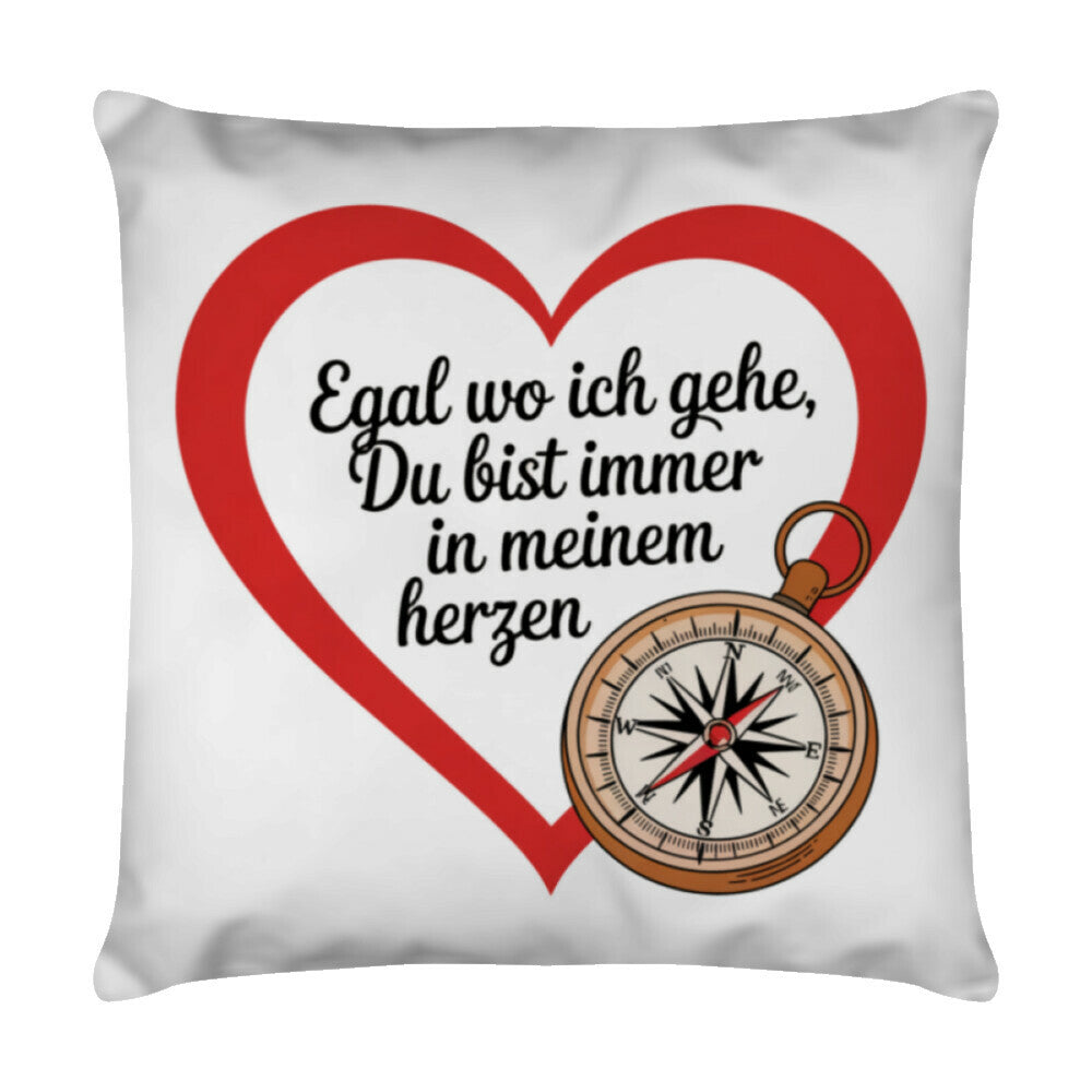 MUTTERTAG Kissen EGAL WO ICH GEHE DU BIST IMMER