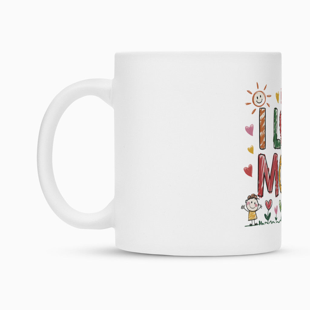 MUTTERTAG Tasse I LOVE MOM