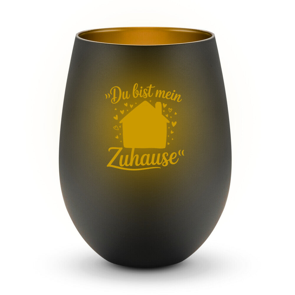 MUTTERTAG Windlicht DU BIST MEIN ZUHAUSE