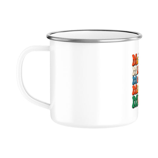 MUTTERTAG Emaille Tasse MOTHER MAMA