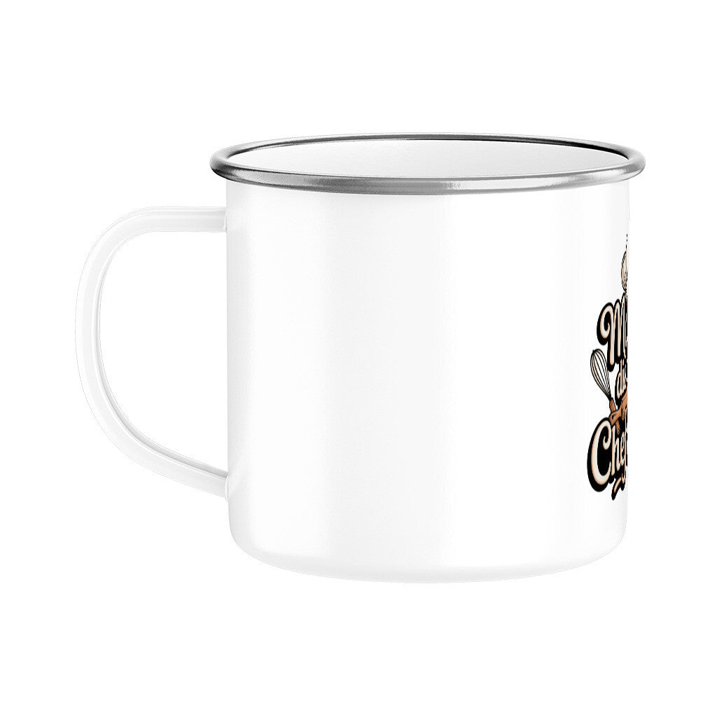 Emaille Tasse MAMA DIE BESTE CHEFKÖCHIN