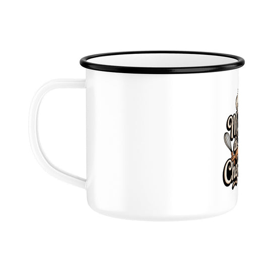 Emaille Tasse MAMA DIE BESTE CHEFKÖCHIN