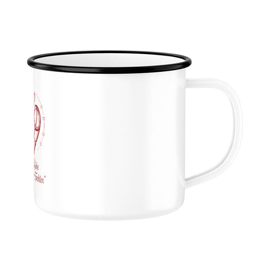 MUTTERTAG Emaille Tasse EWIGE LIEBE