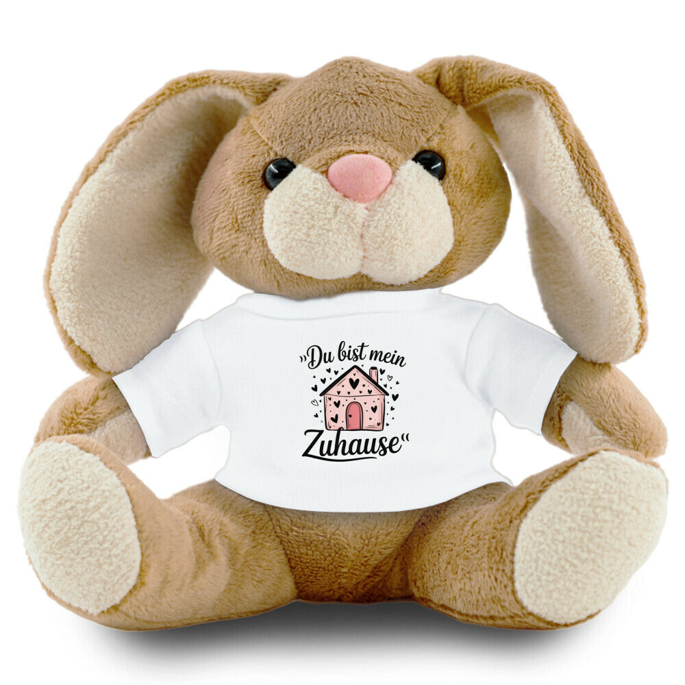MUTTERTAG Plüschtier Hase DU BIST MEIN ZUHAUSE