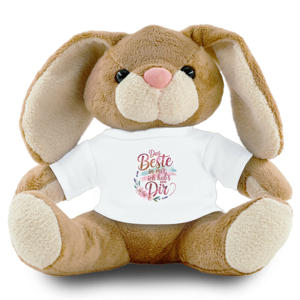 MUTTERTAG Plüschtier Hase DAS BESTE IN MIR ICH HABS VON DIR