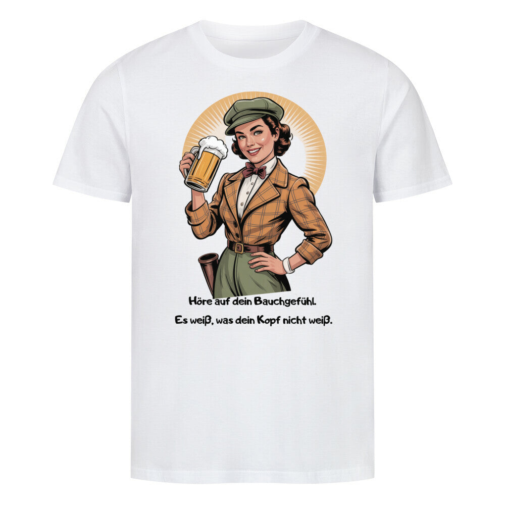 VATERTAGPremium Organic Shirt HÖR AUF DEIN BAUCHGEFÜHL