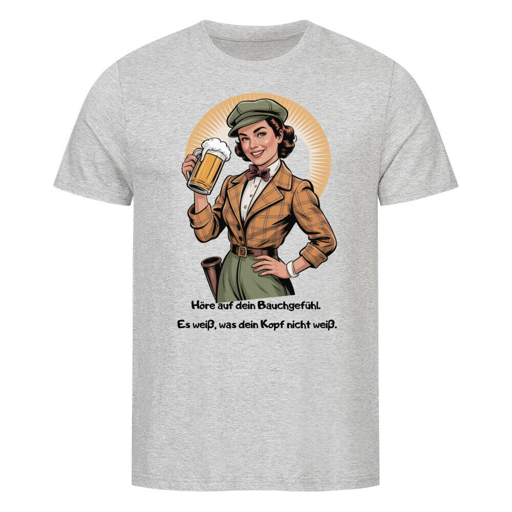 VATERTAGPremium Organic Shirt HÖR AUF DEIN BAUCHGEFÜHL