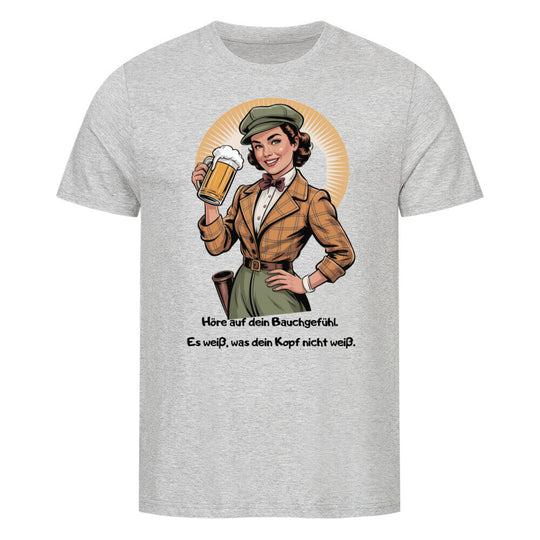 VATERTAGPremium Organic Shirt HÖR AUF DEIN BAUCHGEFÜHL