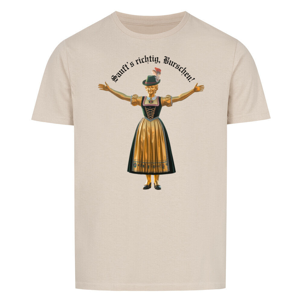 VATERTAG Basic Shirt Unisex SAUFT S RICHTIG BURSCHEN