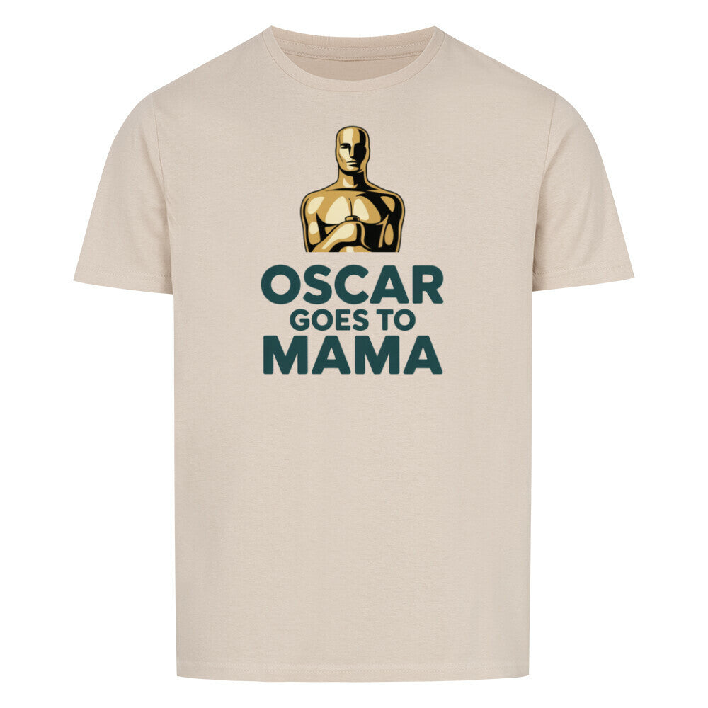 MUTTERTAG Basic Unisex Shirt – OSCAR GOES TO MAMA – Regular Fit T-Shirt