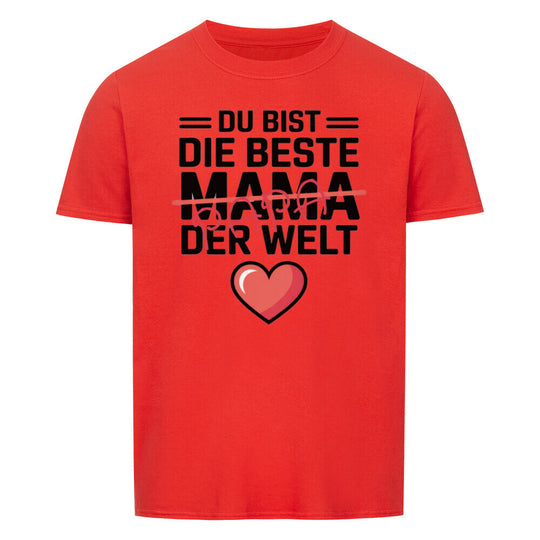 VATERTAG Basic Shirt Unisex DU BIST DIE BESTE MAMA DER WELT