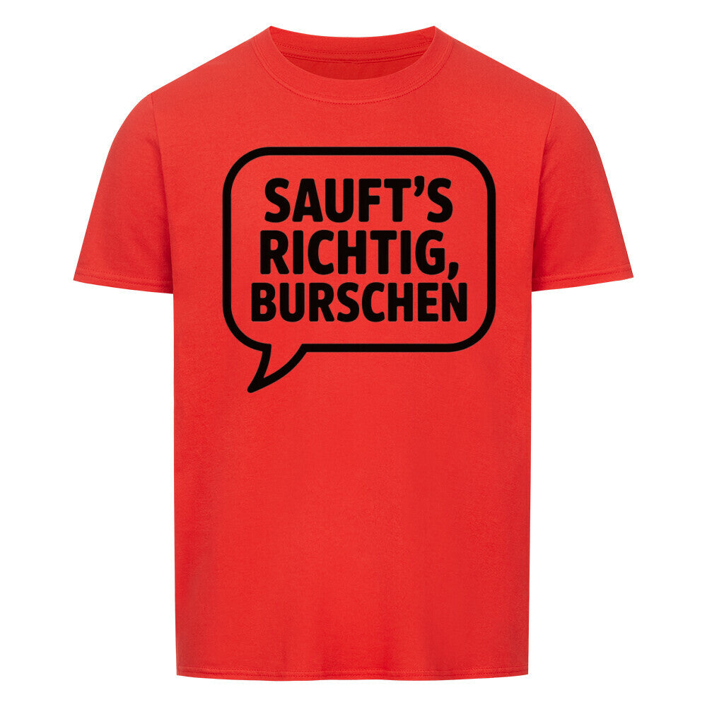 VATERTAG Basic Shirt Unisex SAUFTS RICHTIG BURSCHEN