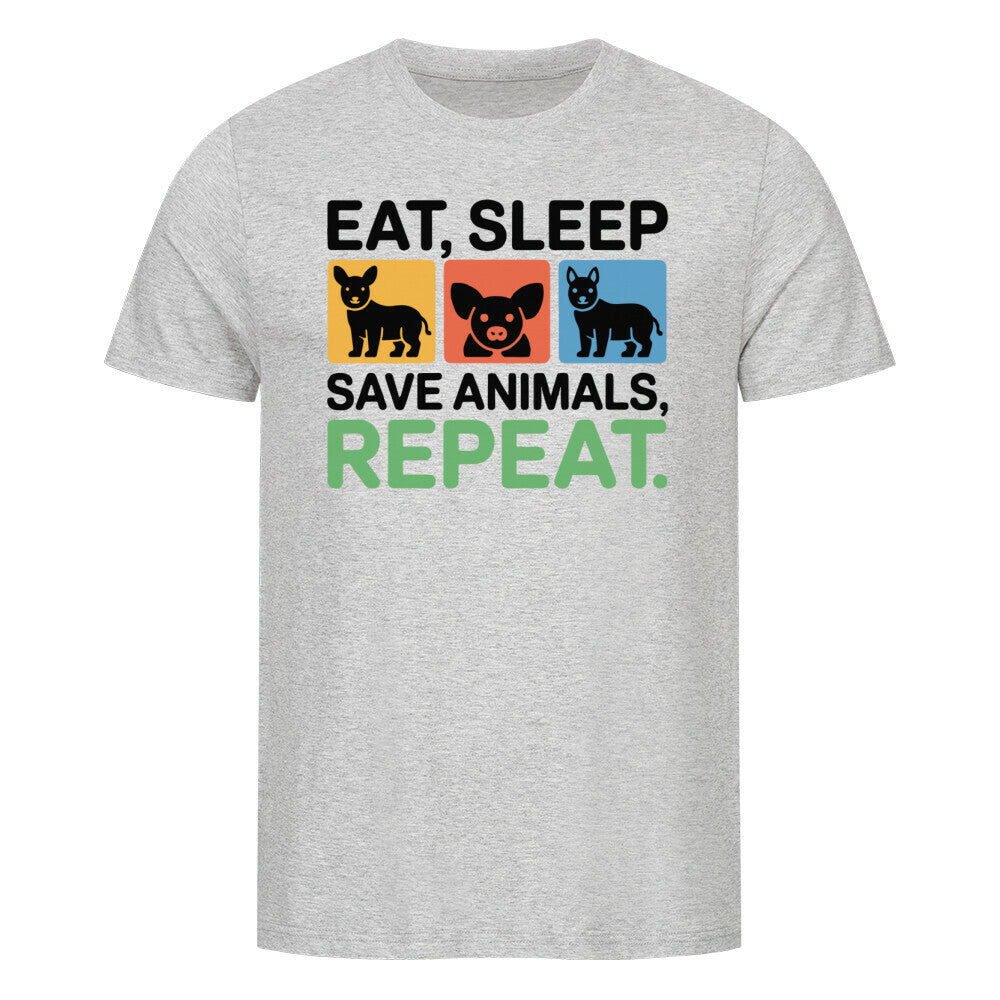 EAT SLEEP SAVE Premium Organic Shirt